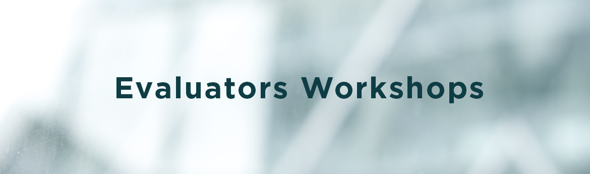EvalConnex - Evaluators Workshops